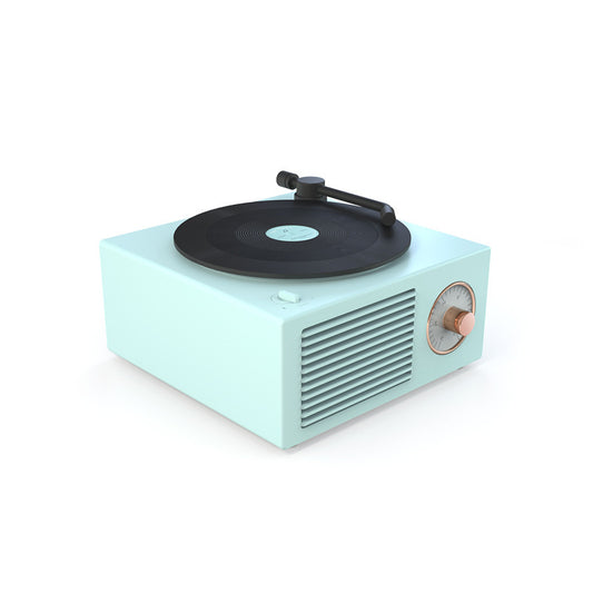 Mini Enceinte Rétro Sans Fil – Style Phonographe Vintage & Bluetooth